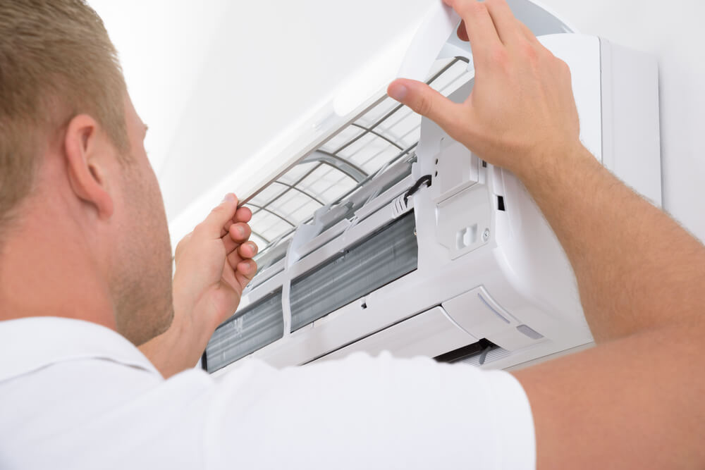 How to clean an air conditioner filter